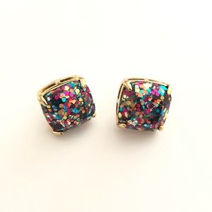 Kate Spade Rainbow Glitter Stud Earrings
